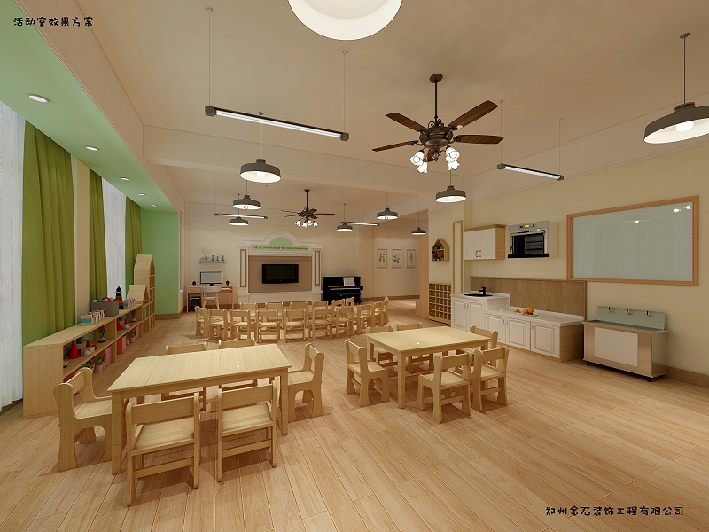 幼儿园音体室设计幼儿园读书角区设计幼儿园大厅设计幼儿园外观设计